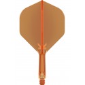 Plumas Target K Flex Neon Cortas Naranja N2