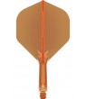 Plumas Target K Flex Neon Cortas Naranja N2