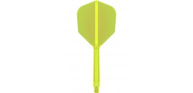 Plumas Target K Flex Neon Medianas Amarillo N6