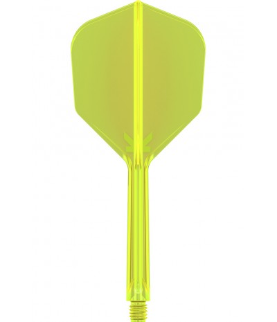 Plumas Target K Flex Neon Medianas Amarillo N6