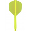 Plumas Target K Flex Neon Medianas Amarillo N6