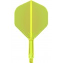 Plumas Target K Flex Neon Cortas Amarillo N2