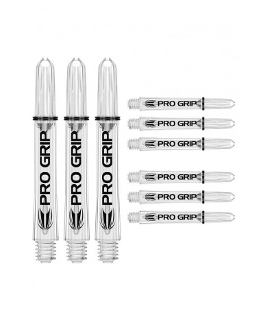 Target Pro Grip Short Clear Shafts