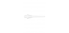 Ponteiras Winmau Triton Branco 50uds