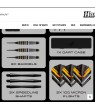 Harrows darts Ryan Searle Stainless Steel 18g