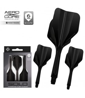 Plumas Harrows Solo Medium Negro Nº6